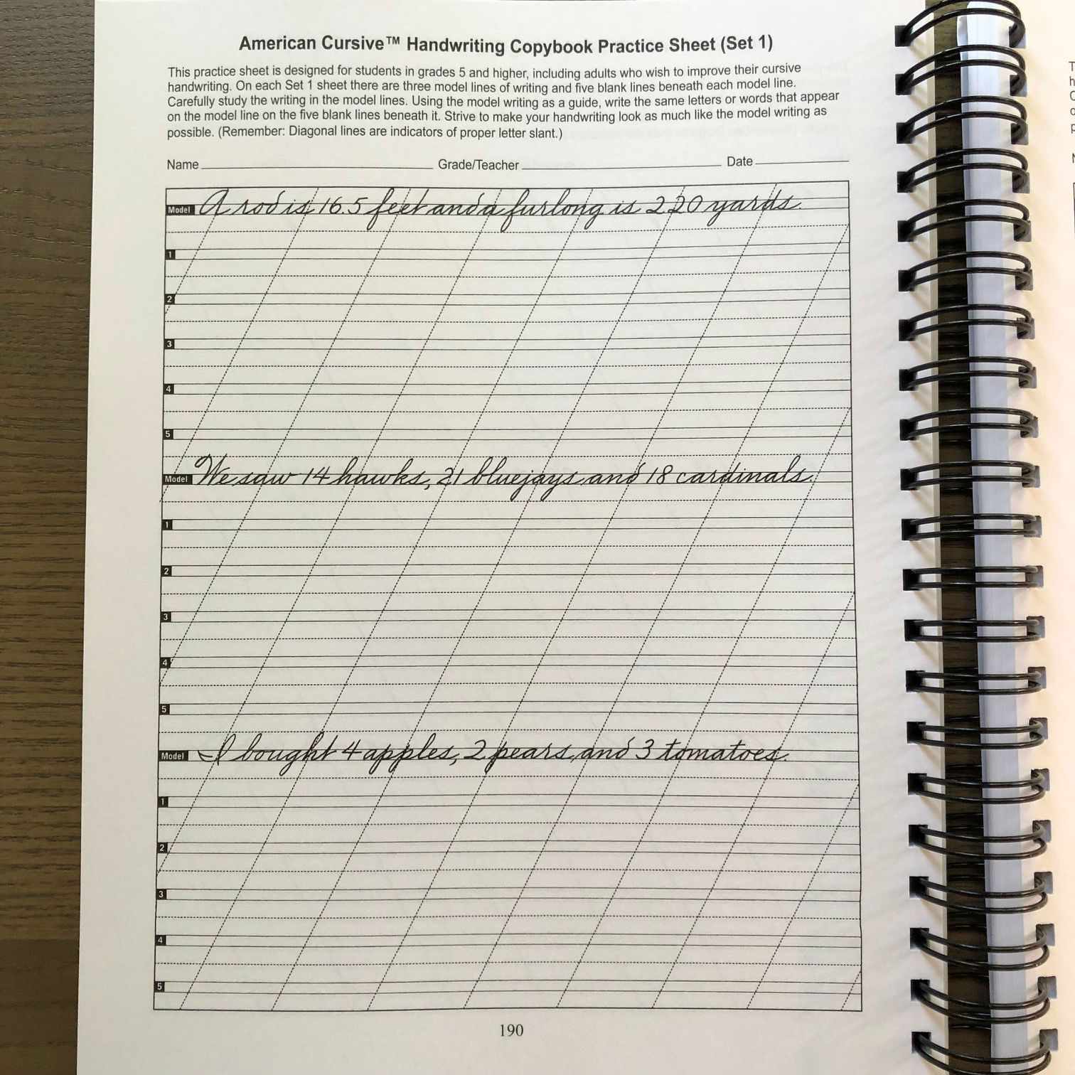American Cursive Handwriting (Student : Loose Sheet) by Michael Sull - John  Neal Books