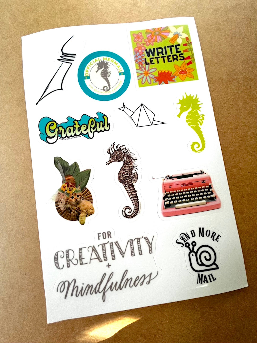 Bloomwolf Studio sticker The Paper Seahorse Sticker Set