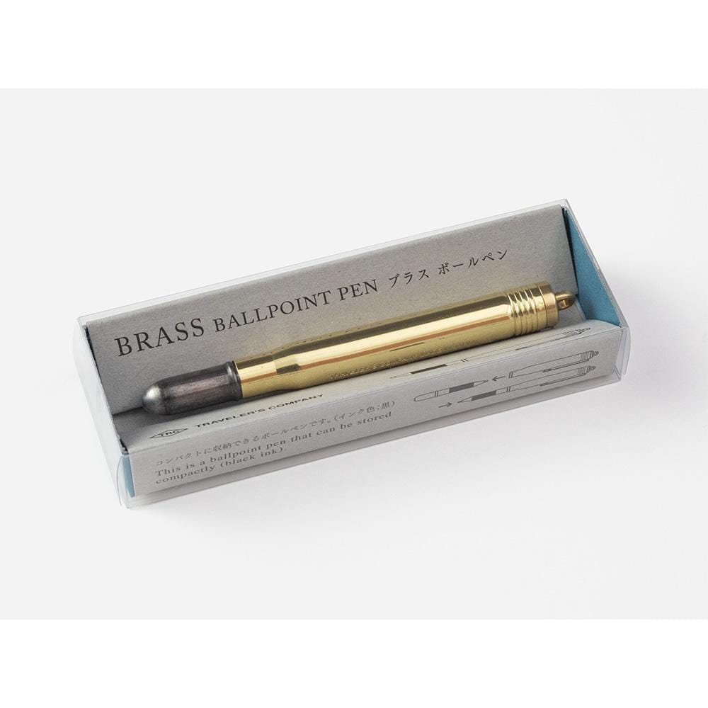 Traveler's Company Japan Pens Brass TRAVELER'S COMPANY - Brass Ballpoint Pen