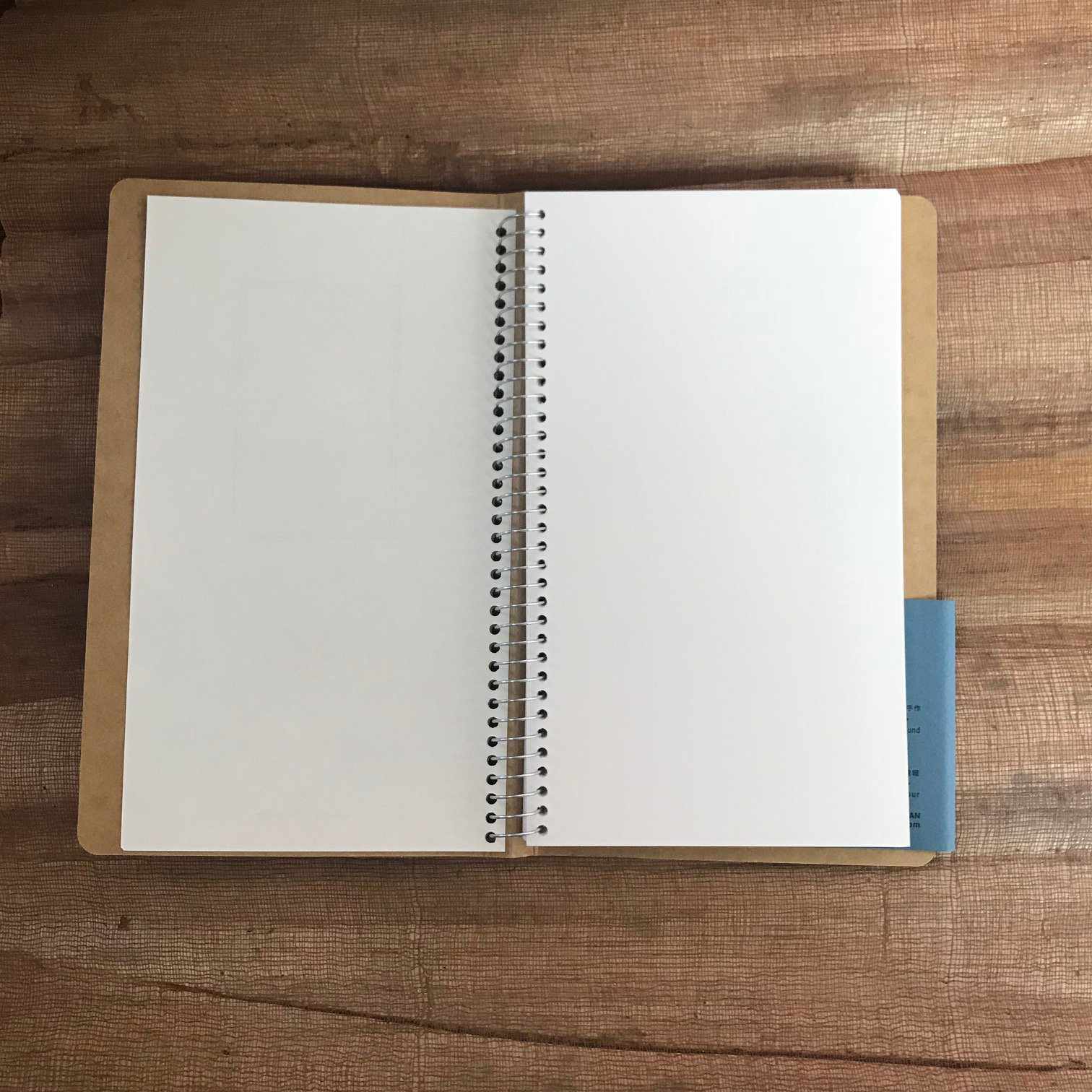 Traveler's Company Japan Notebook Traveler's Company Spiral Ring Notebook - A5 Slim Watercolor Paper