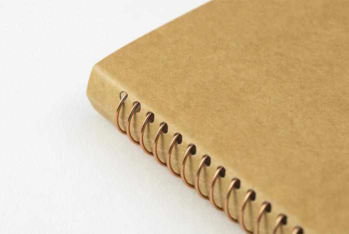 Traveler's Company Japan Notebook Traveler's Company Spiral Ring Notebook - Blank DW Kraft Paper (Camel)