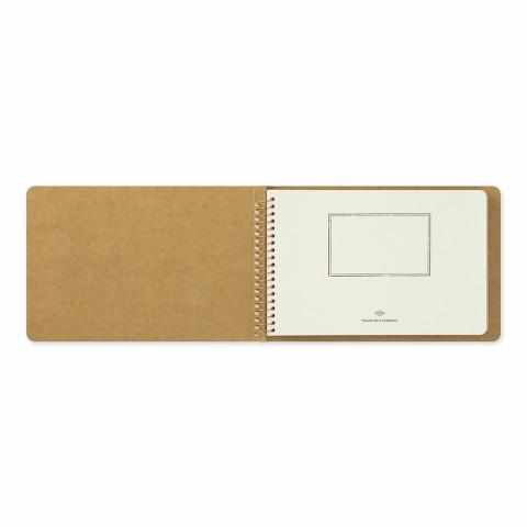 Traveler's Company Japan Notebook Traveler's Company Spiral Ring Notebook - Blank DW Kraft Paper (Camel)