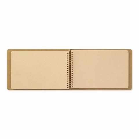 Traveler's Company Japan Notebook Traveler's Company Spiral Ring Notebook - Blank DW Kraft Paper (Camel)