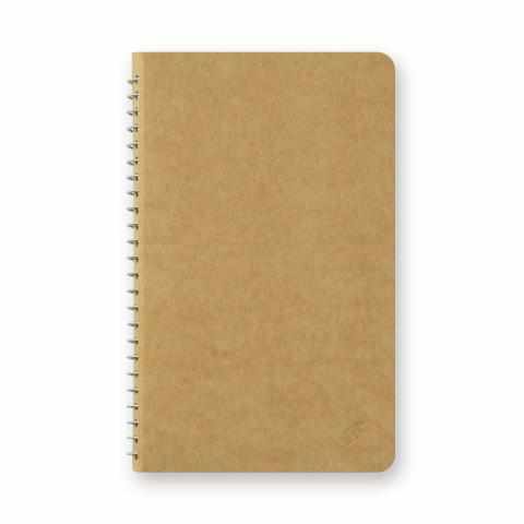 Traveler's Company Japan Notebook Traveler's Company Spiral Ring Notebook - Blank MD Paper White (Bear)