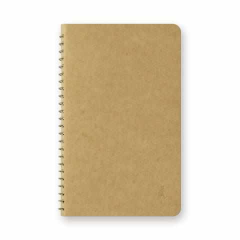 Traveler's Company Japan Notebook Traveler's Company Spiral Ring Notebook - Paper Pocket (Kangaroo)