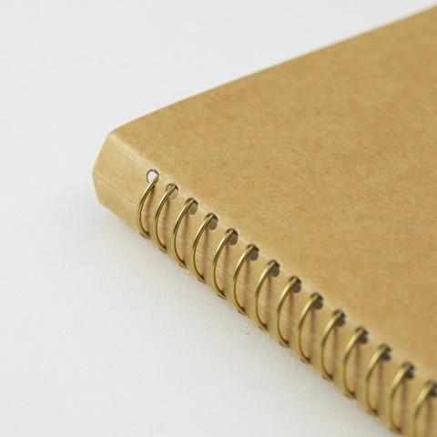 Traveler's Company Japan Notebook Traveler's Company Spiral Ring Notebook - Paper Pocket (Kangaroo)