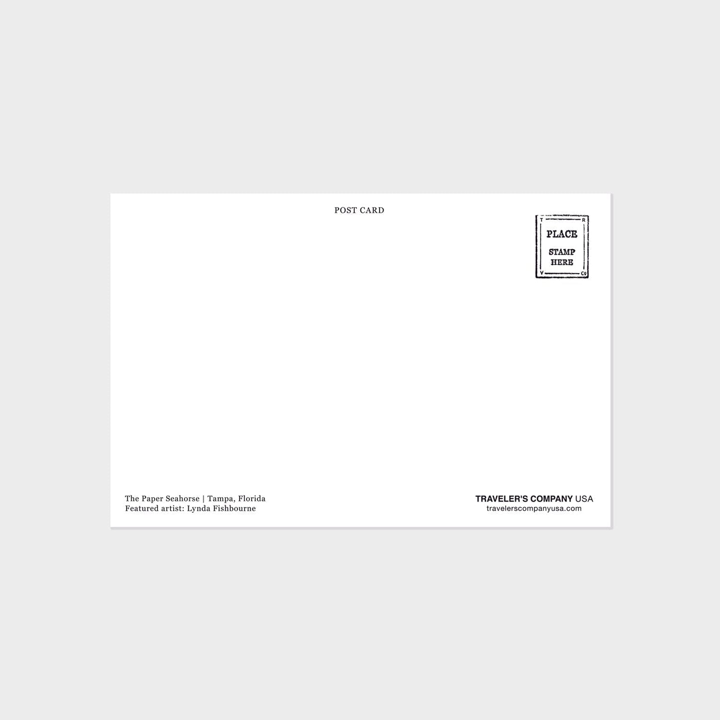 The Paper Seahorse Post Cards TRAVELER'S COMPANY x The Paper Seahorse Limited Edition Postcard