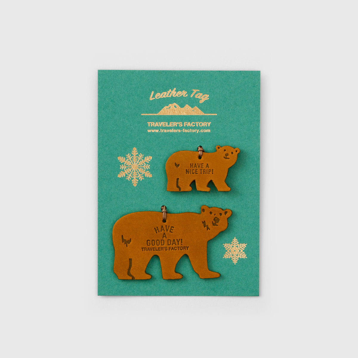 Traveler's Company Japan Accessories TRAVELER'S Factory Leather Bear Tag