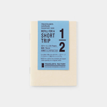 Traveler's Company Japan Accessories TRAVELER'S Factory TRAVELER'S NOTEBOOK Passport - Refill - Short Trip