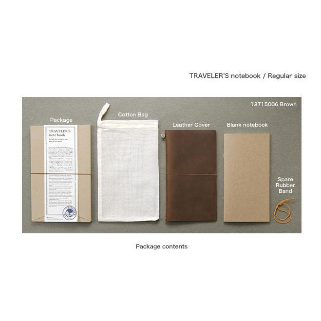 Traveler's Company Japan Traveler's Notebook TRAVELER'S COMPANY Notebook - Brown