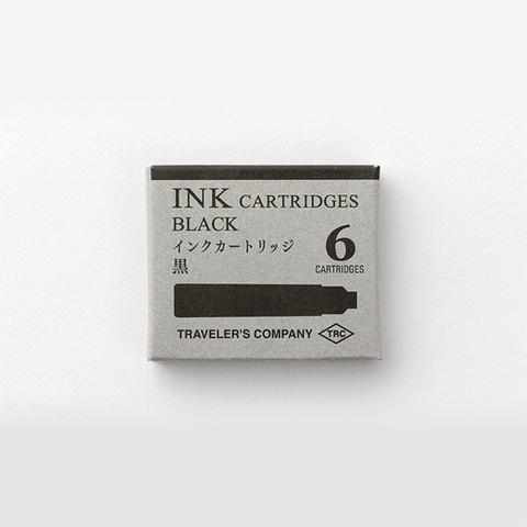 Traveler's Company Japan Ink Black TRAVELER'S COMPANY Ink Cartridges for TRAVELER'S COMPANY Brass Fountain Pen