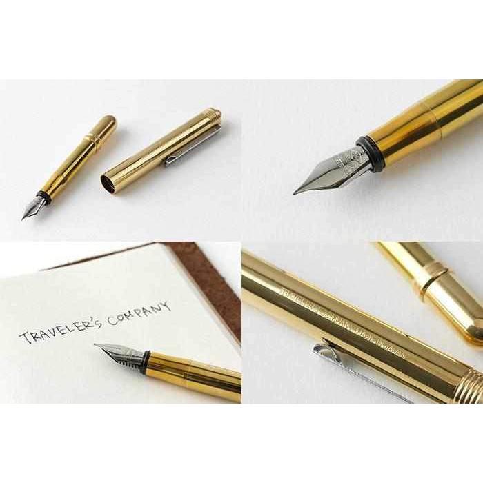 Traveler's Company Brass Fountain Pen: A New Twist on a Vintage Form Factor  — The Gentleman Stationer