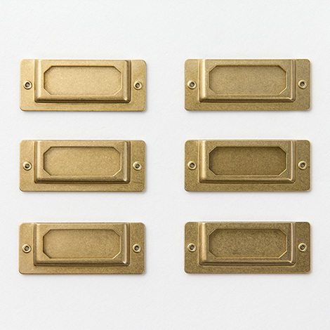 Traveler&#39;s Company Japan Accessories TRAVELER&#39;S COMPANY - Brass Label Plate