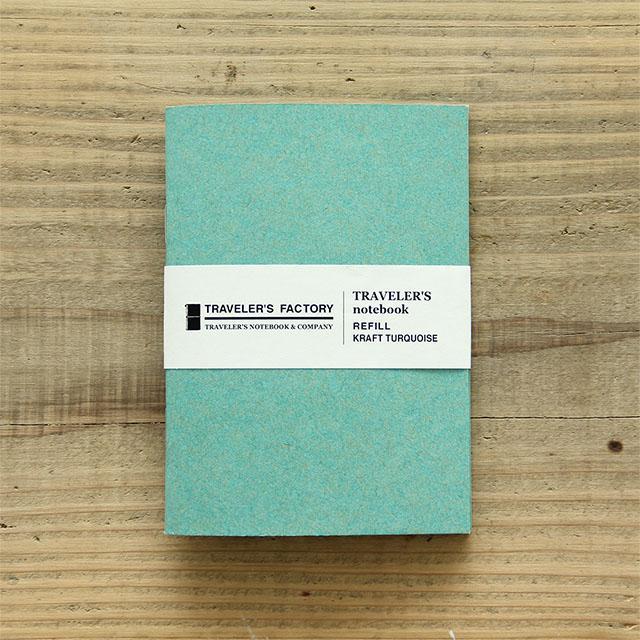 Traveler's Company Japan Accessories TRC Traveler's Factory TN Passport - Refill - Kraft Turquoise