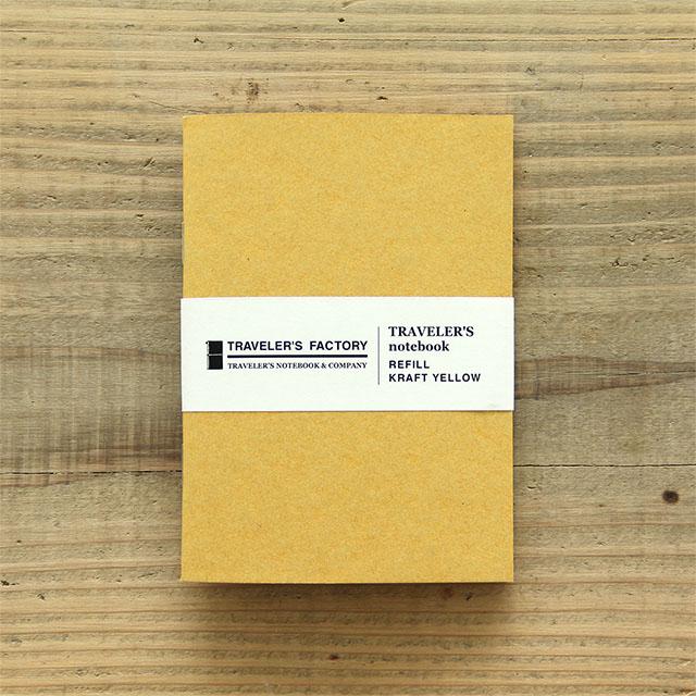 Traveler's Company Japan Accessories TRC Traveler's Factory TN Passport - Refill - Kraft Yellow