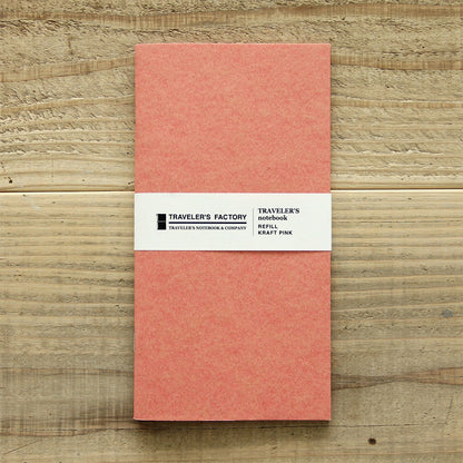 Traveler's Company Japan Accessories TRC Traveler's Factory TN Regular - Refill - Kraft Pink
