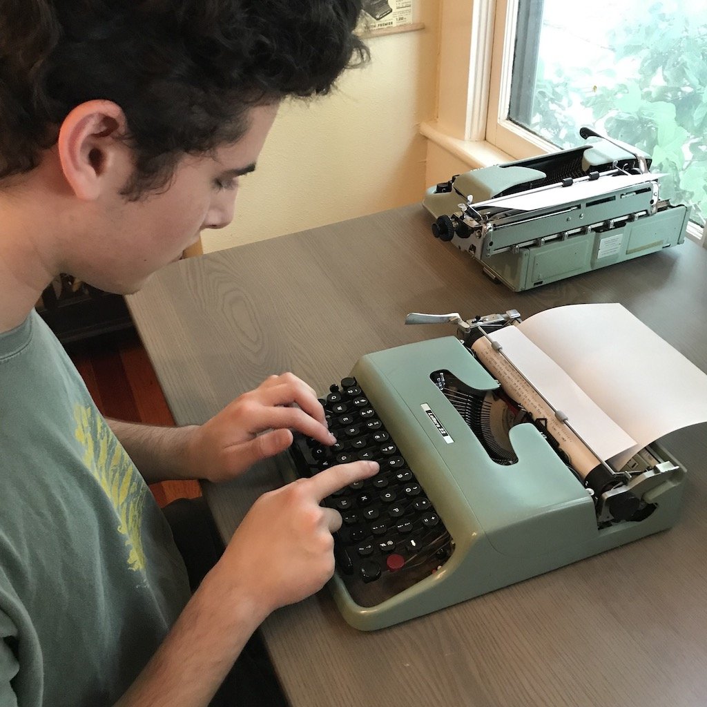The Paper Seahorse Classes Online course coming soon Typewriter 101