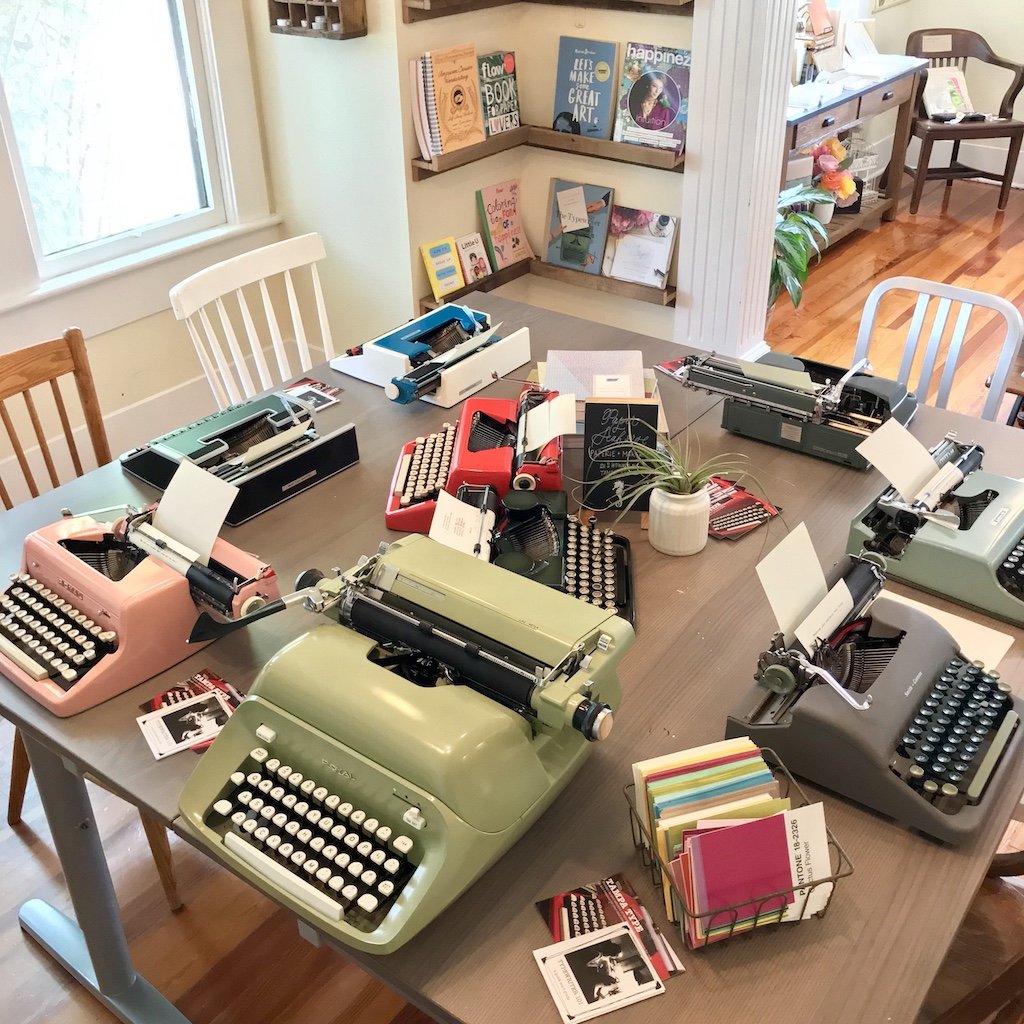 The Paper Seahorse Classes Online course coming soon Typewriter 101