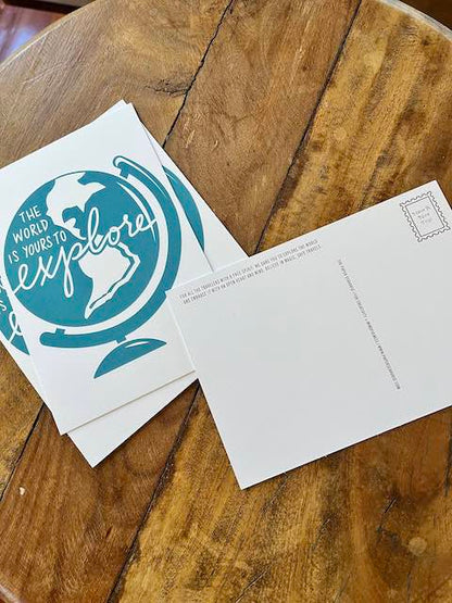 The Paper Seahorse Post Cards Wanderlust Postcard
