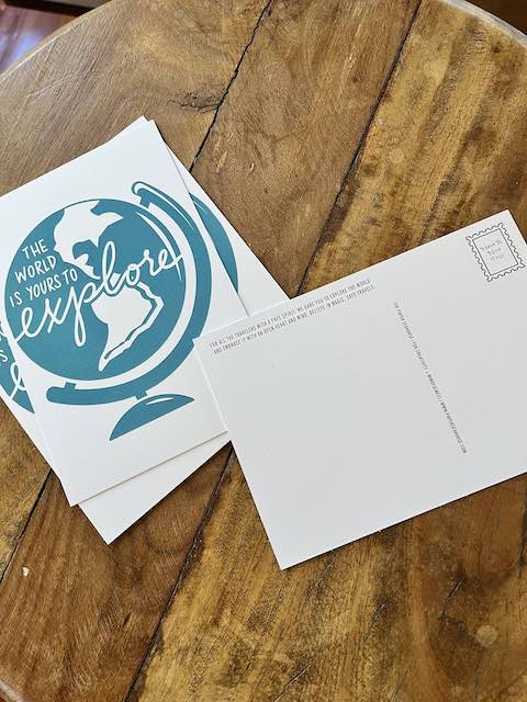 The Paper Seahorse Post Cards Wanderlust Postcard