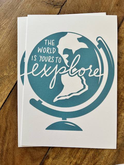 The Paper Seahorse Post Cards Wanderlust Postcard