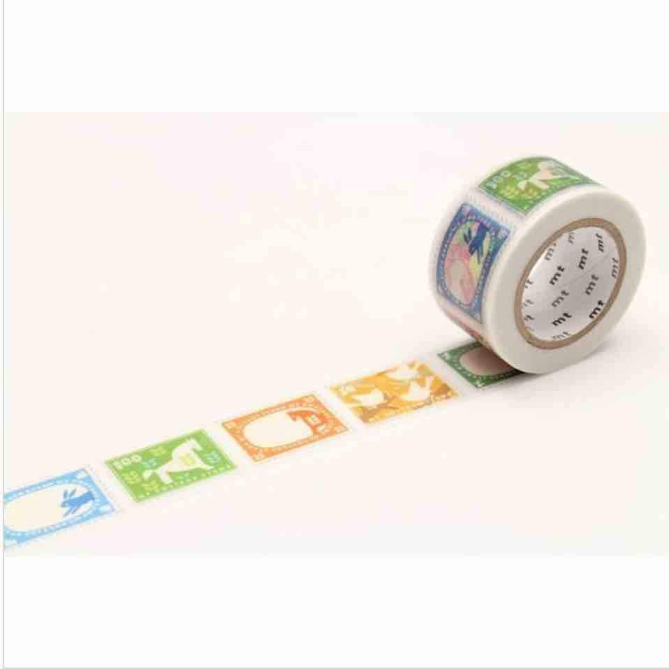 Washi Tape MT Brand - Postage Stamp